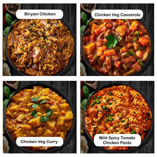CHICKEN MIXED MEALS PACK (20 meals) 20 MRES - Menu 5A - Image 3